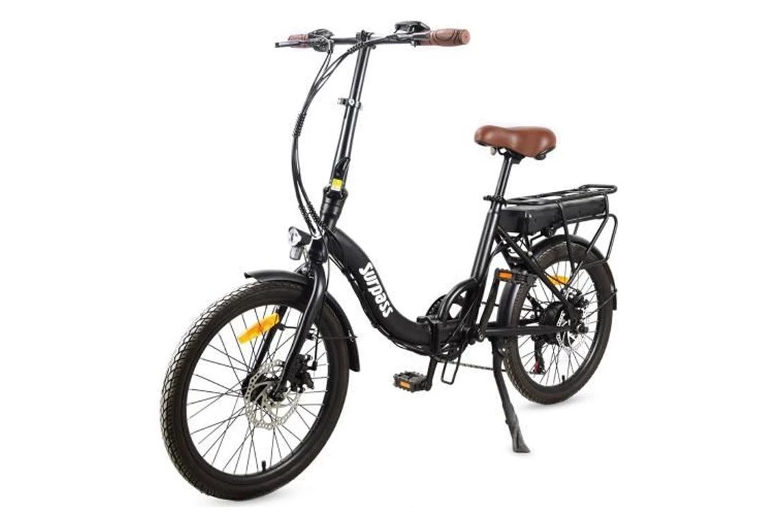 Vélo Electrique SURPASS 20 » Noir 6 Vitesses Pliant Batterie 10 Ah 1 Vélo Electrique SURPASS 20 » Noir 6 Vitesses Pliant Batterie 10 Ah