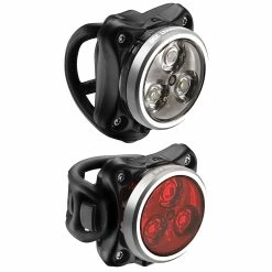 ÉCLAIRAGE AVANT-ARRIÈRE LEZYNE LED ZECTO DRIVE NOIR-ROUGE
