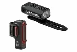 PAIRE D’ÉCLAIRAGES LEZYNE HECTO DRIVE 500XL-STRIP PAIR NOIR