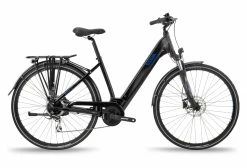 VÉLO DE VILLE ÉLECTRIQUE BH ATOM CITY WAVE SHIMANO ACERA 8V 500 WH 700 MM NOIR
