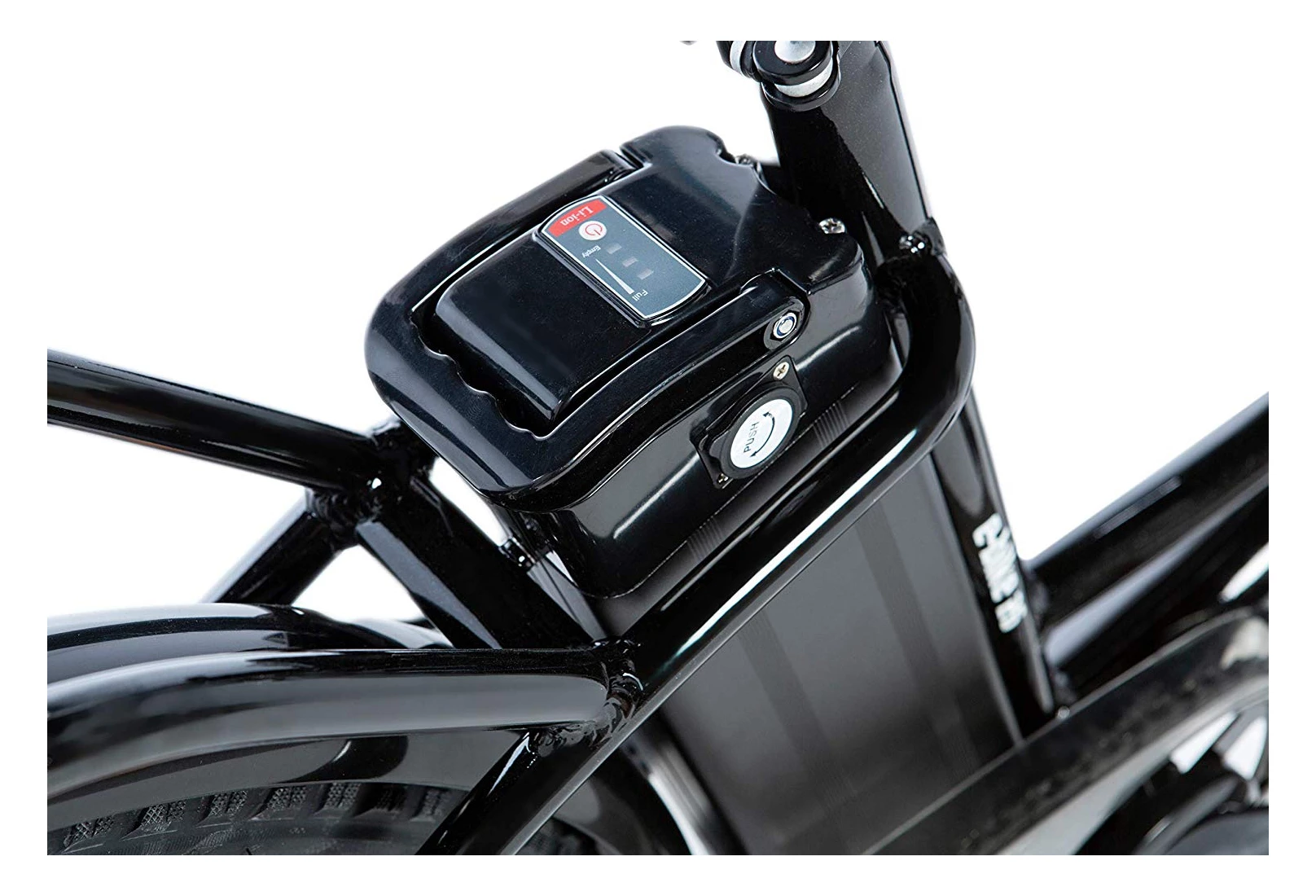 VÉLO DE VILLE ÉLECTRIQUE MOMA BIKES 26.2 SHIMANO 7V NOIR 6 VÉLO DE VILLE ÉLECTRIQUE MOMA BIKES 26.2 SHIMANO 7V NOIR – Image 6