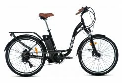 VÉLO DE VILLE ÉLECTRIQUE, MOMABIKES, E-BIKE-28.2 , SHIMANO 7V, FREINS A DISQUE HYDRAULIQUE BATTERIE 36V 16AH
