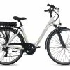 Vélo électrique Femme Aluminium Adore Versailles 28 » E-Bike Blanc-vert 36 V/10,4 Ah Li-Ion-Akku 7 Vitesses
